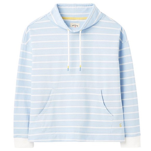 JOULES HARLTON STRIPE FUNNEL NECK SWEATSHIRT - Picture 7 of 7